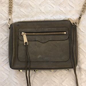 Rebecca Minkoff Green Suede Crossbody